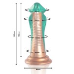 EPIC - DILDO PYTHON COBRA ZIELONY